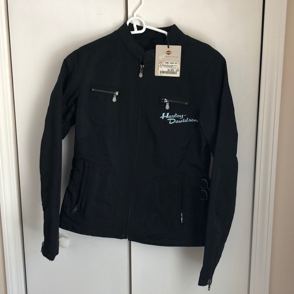 Harley-Davidson Black Nylon Jacket - Picture 1 of 3